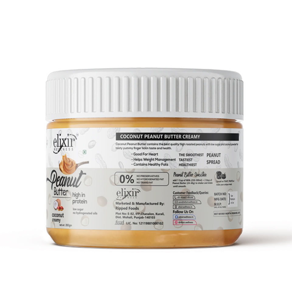 COCONUT PEANUT BUTTER | High Protein | Low Sugar