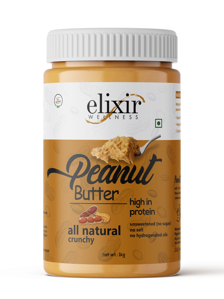 NATURAL PEANUT BUTTER - Unsweetened - 30GM Protein